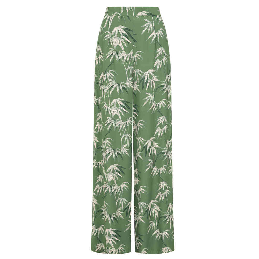 Banned - Elizabeth Bamboo Palazzo pantalon - Vert